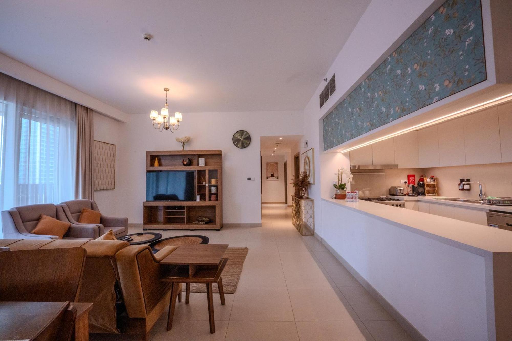 Aparthotel 3Br Haven With Burj Views By Magnoliasvhr Dubai Exterior foto