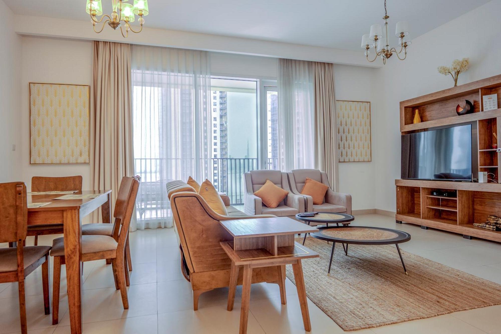 Aparthotel 3Br Haven With Burj Views By Magnoliasvhr Dubai Exterior foto